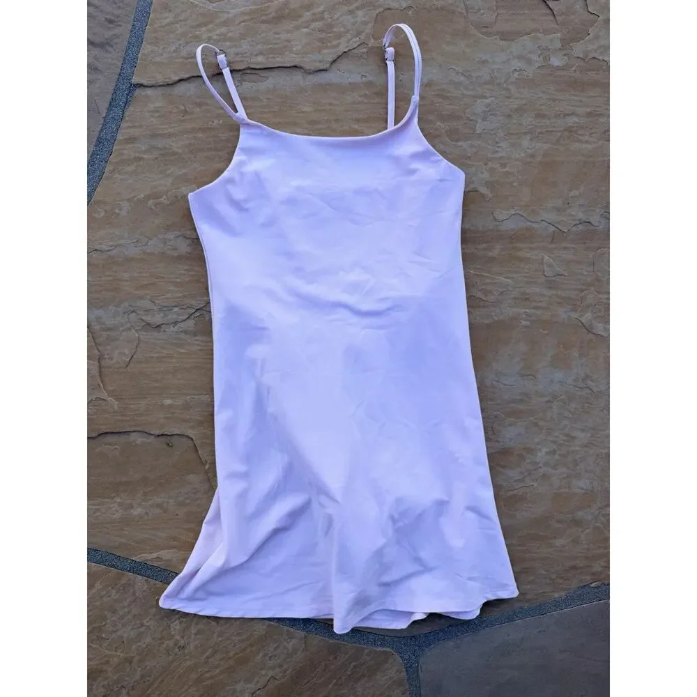 Abercrombie Girls Youth Dress Size 11/12 Adjustable Light Pink LS - Picture 1 of 4